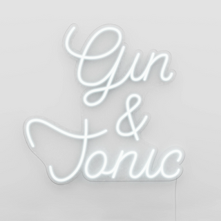 Candyshock Gin &amp; Tonic Luz Neón 80 cm