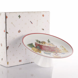 Weissestal Alzata Natalizia Sweet D28 cm in Porcellana