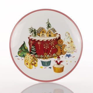 Weissestal Alzata Natalizia Sweet D28 cm in Porcellana