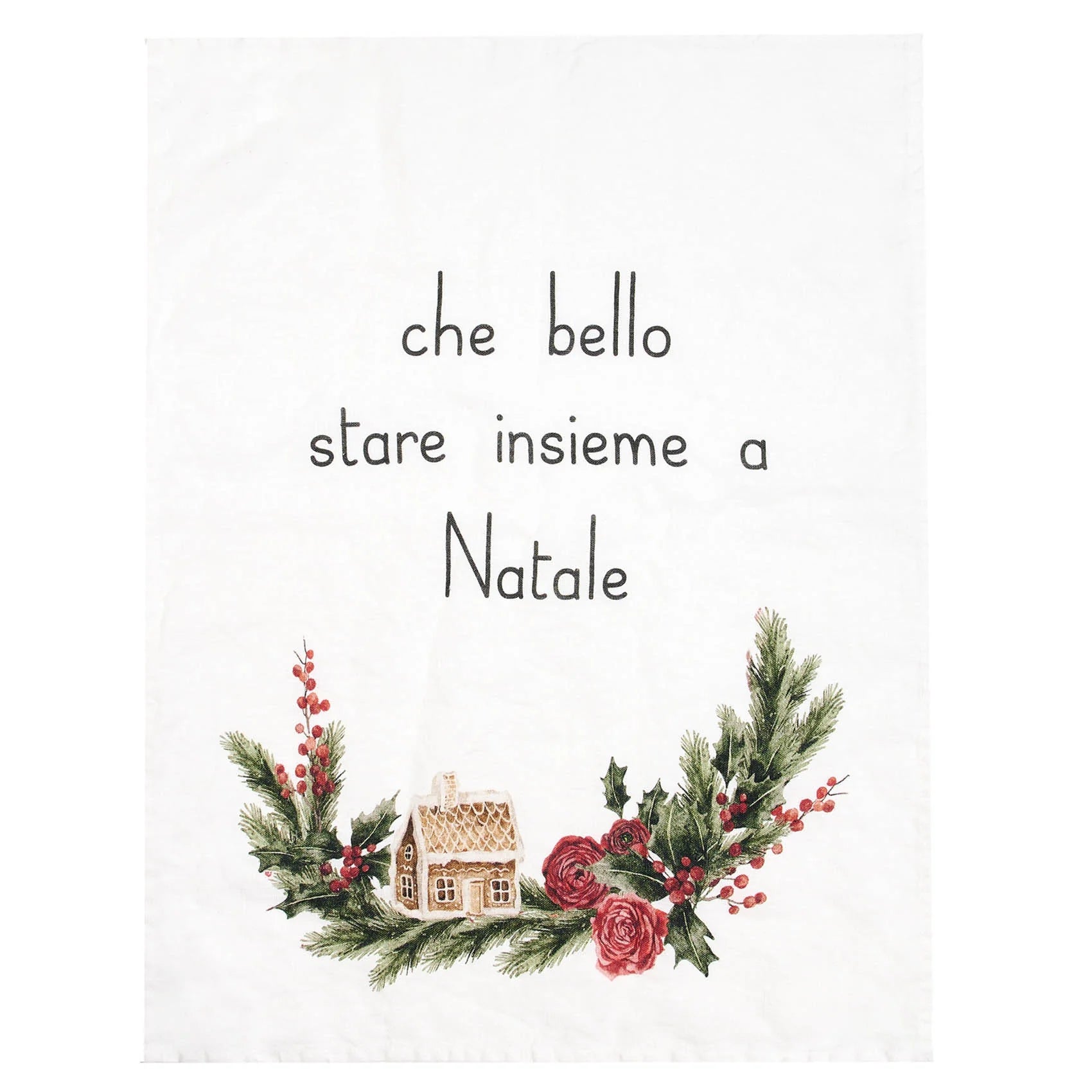 Simple Day Weihnachtsgeschirrtuch „Wie schön, an Weihnachten zusammen – Le Gioie