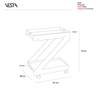 Vesta Zeta food trolley