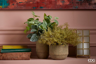 EDG Enzo De Gasperi Vaso Cemencotto Rotondo Vintage H13 D18 cm