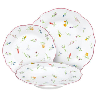 Tognana Millefiori Cappettata Dinnerware Set 18 Pieces in Porcelain