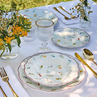 Tognana Millefiori Cappettata Dinnerware Set 18 Pieces in Porcelain