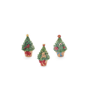 Nuvole Di Stoffa Set 3 Decorazioni Albero di Natale 11,5 cm