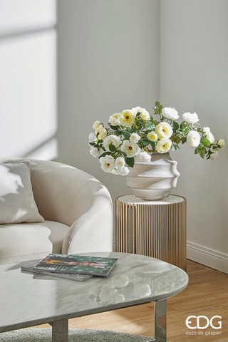 EDG Enzo De Gasperi Vaso Nuvola H29 cm in Vetro Nocciola