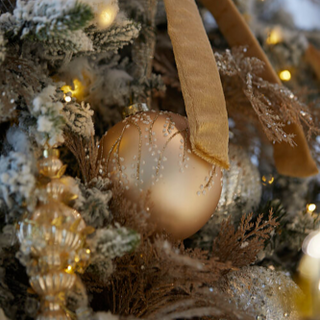 EDG Enzo De Gasperi Weihnachtskugel Zweige D15 cm