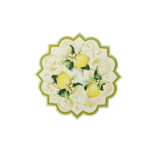 Brandani Set of 4 Lemon Decorations D10.5 cm in Ceramic