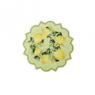 Brandani Set of 4 Lemon Decorations D10.5 cm in Ceramic