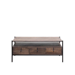 Mesa de Centro Chehoma Flagey de Madera de Mango 50x60x120 cm