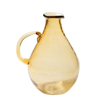 Chehoma Hammered Pitcher Verano in Yellow Glass