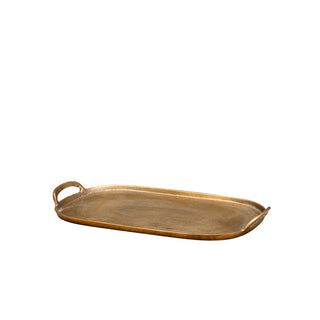 Chehoma Golden Aluminum Tray 29x54 cm