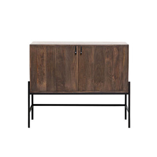 Chehoma Credenza Flagey 2 Ante in Legno di Mango 91×40×110 cm