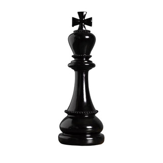 Chehoma Sculpture King Black Glossy 30x10,5 cm