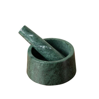 Chehoma Green Marble Mortar and Pestle