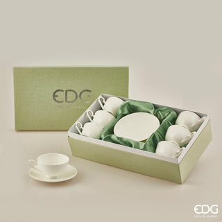EDG Enzo De Gasperi Set of 6 The Clara cups in New Bone China porcelain