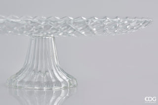 EDG Enzo De Gasperi Soporte para pasteles de vidrio con diamantes h7 cm