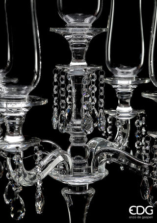 EDG Enzo De Gasperi Crystal Glory 5-light Candle Holder H103 cm