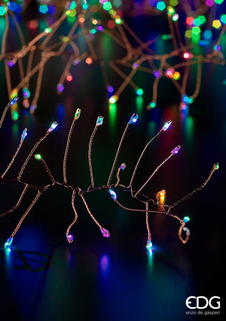 EDG Enzo De Gasperi Festoon of Multicolor Christmas Lights 300 Microled