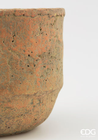 EDG Enzo De Gasperi Vintage Runde Cemecotto Vase H16 D20 cm