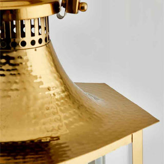 EDG Enzo De Gasperi Lantern Brass Hexagon H89 cm