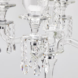 EDG Enzo De Gasperi Crystal Glory 5-light Candle Holder H103 cm