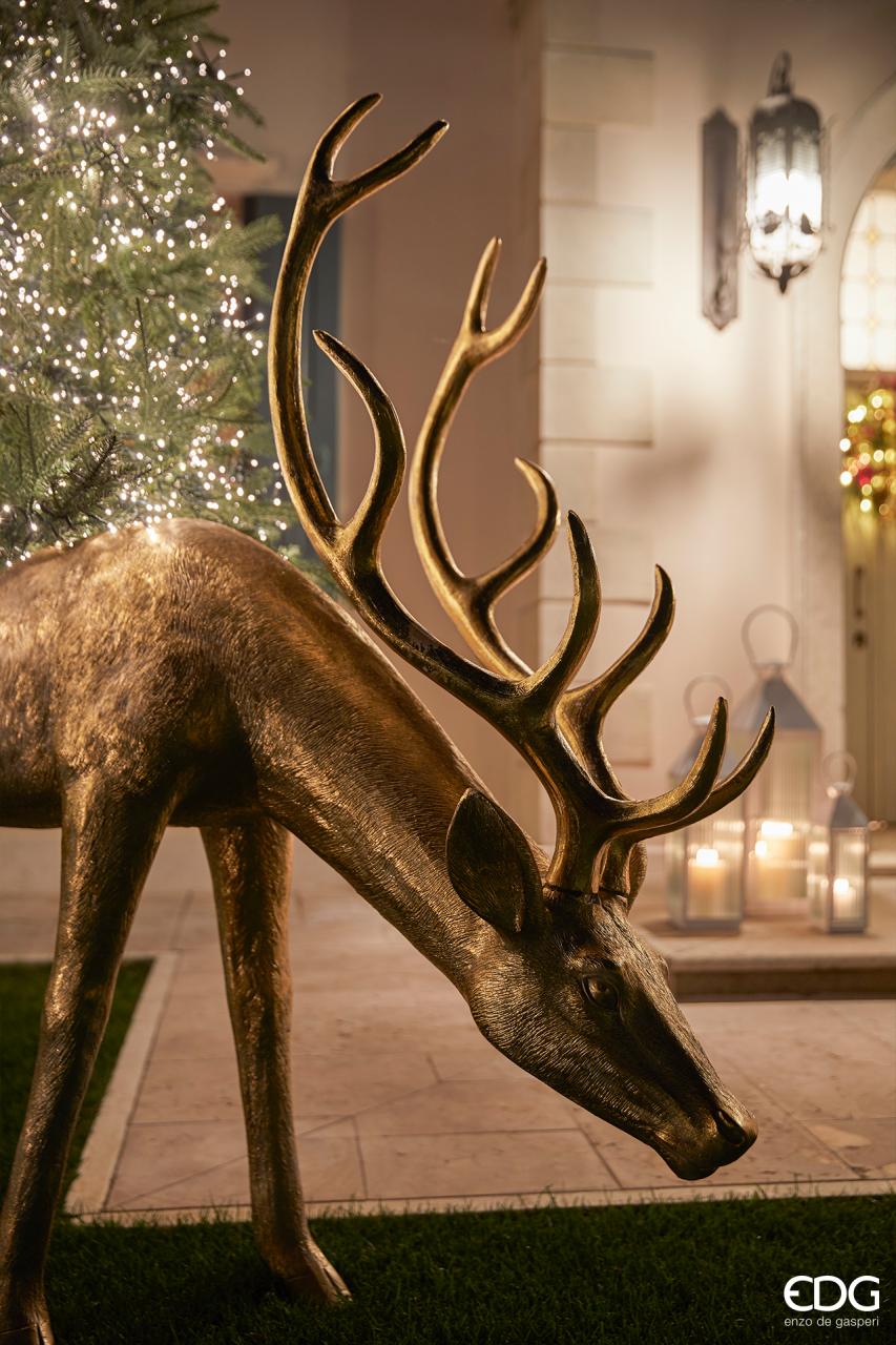 Pendente per albero di Natale a forma di renna, decorazioni natalizie da 13 cm Renna dritta | Leroy Merlin Pendente per albero di Natale a forma di renna, decorazioni natalizie da 13 cm Renna dritta | Leroy Merlin
