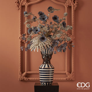 EDG Enzo De Gasperi Egypt Vase with Lines H47 D20 cm