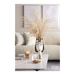 EDG Enzo De Gasperi Vase Egypt Iside H45 D18 cm