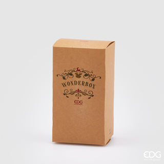 EDG Enzo De Gasperi Contenitore Natalizio Pino H15 cm