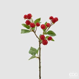 EDG Enzo De Gasperi Artificial Branch Of Blackberries 15 Flowers H40 cm