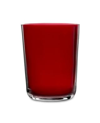 Fade Set 6 Bicchieri 340 ml in Vetro Rosso Handy