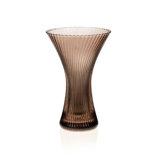 IVV Fiorenza Bronze Glass Vase H27.5 cm
