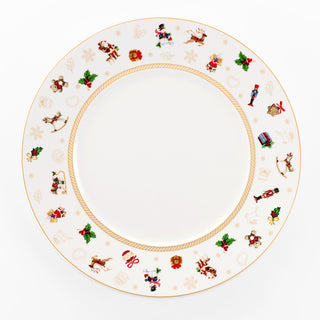 Weissestal 18-teiliges Weihnachtstischservice-Spielzeug aus Porzellan