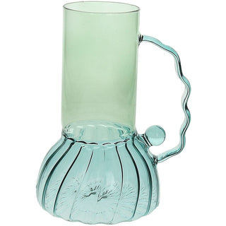 Ichendorf Milano Iris 3 Blue Vase in Borosilicate Glass H25 cm