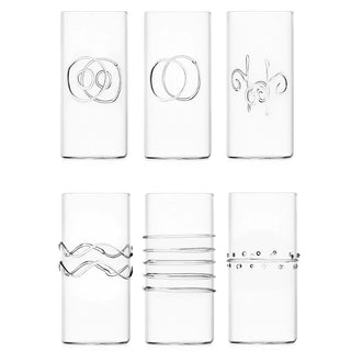 Ichendorf Milano Set of 6 assorted Deco Longdrink Glasses