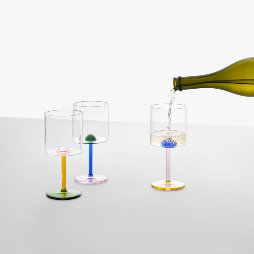 Coppa In Vetro Borosilicato Ichendorf Milano | Collezione Liberta, Rosa | Fatto A Mano, 28 Cl - Foto 9