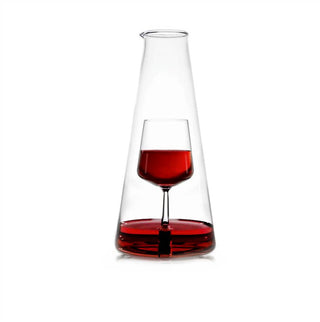 Ichendorf Milano Bottle Wine Decanter with Glass H22.5 cm