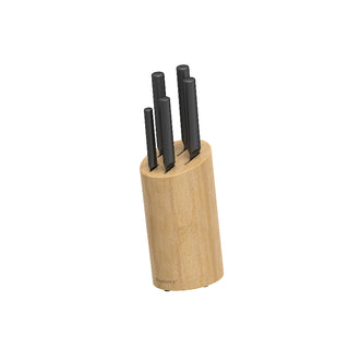 BergHOFF Ceppo Coltelli 6 Pezzi Boron in Legno di Bambù