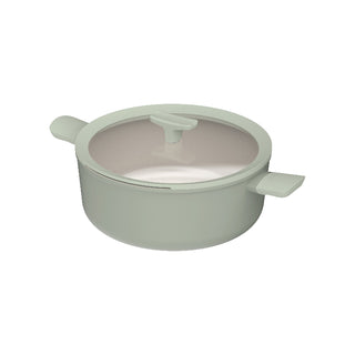 BergHOFF Pentola Antiaderente con Coperchio Leo Balance 28 cm Sage