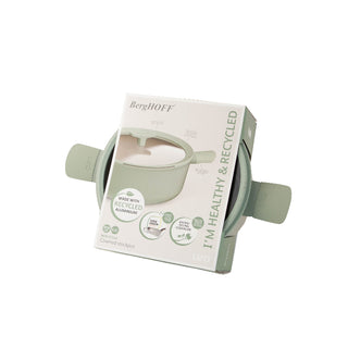 BergHOFF Pentola Antiaderente con Coperchio Leo Balance 28 cm Sage
