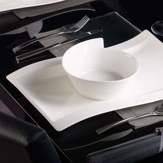 Villeroy & Boch Piatto Gourmet New Wave 33x24 cm in Porcellana Bianca