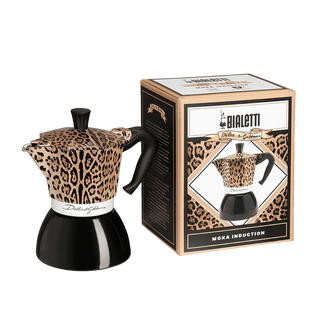Bialetti Moka Induction Leopardo 6 Tazze Dolce&Gabbana