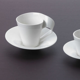 Villeroy & Boch Set 6 Tazzine con Piattino New Wave in Porcellana