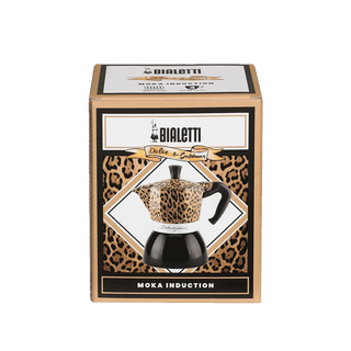 Bialetti Moka Induction Leopardo 4 Tazze Dolce&Gabbana
