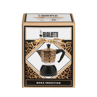Bialetti Moka Induction Leopardo 6 Tazze Dolce&Gabbana