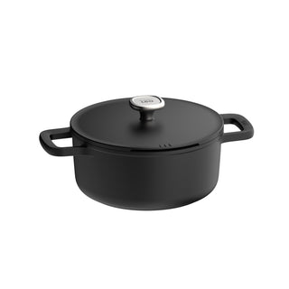 BergHOFF Casseruola Bassa Antiaderente con Coperchio D24 cm Leo Phantom