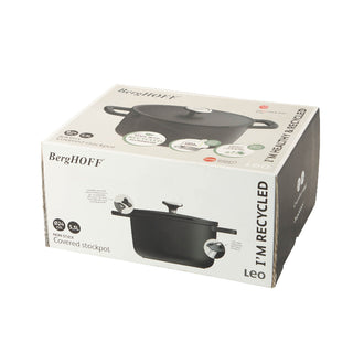 BergHOFF Casseruola Antiaderente con Coperchio D24 cm Leo Phantom