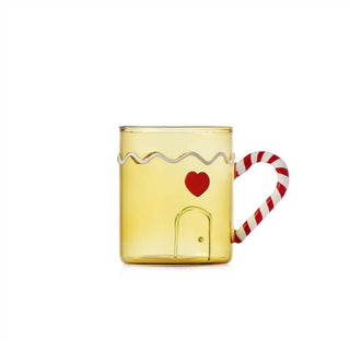 Ichendorf Milano Sweet&Candy Tazza Mug Gialla con Manico Bastoncino