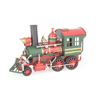 Andrea Bizzotto Decorazione Locomotiva Natalizia in Metallo 16x9,5 cm